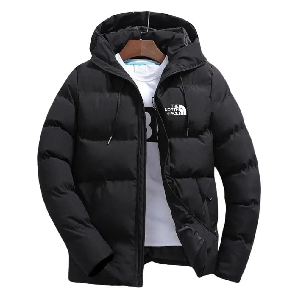 North Face Siyah Şişme Mont