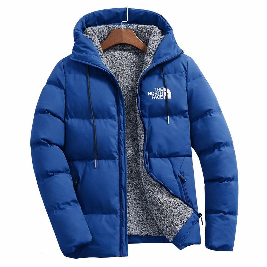 Polar North Face Mavi Şişme Mont