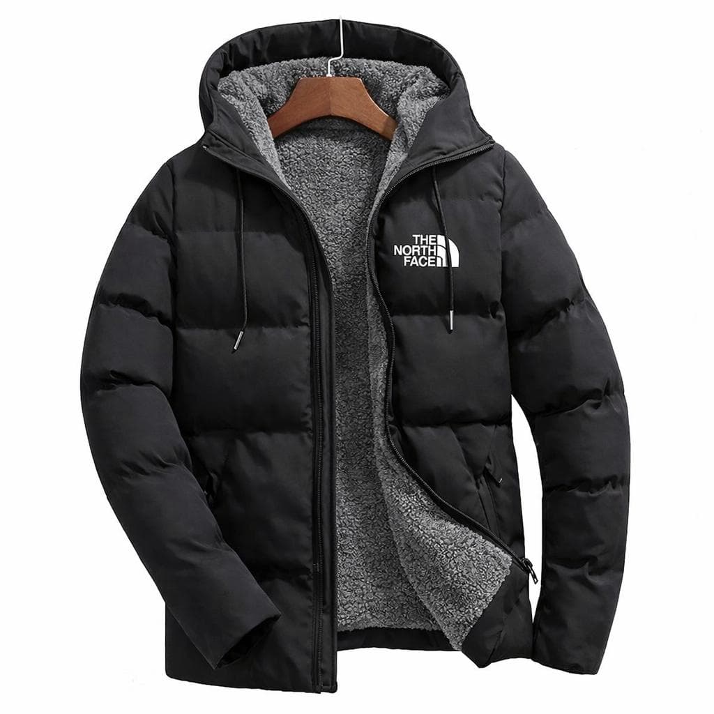 Polar North Face Siyah Şişme Mont